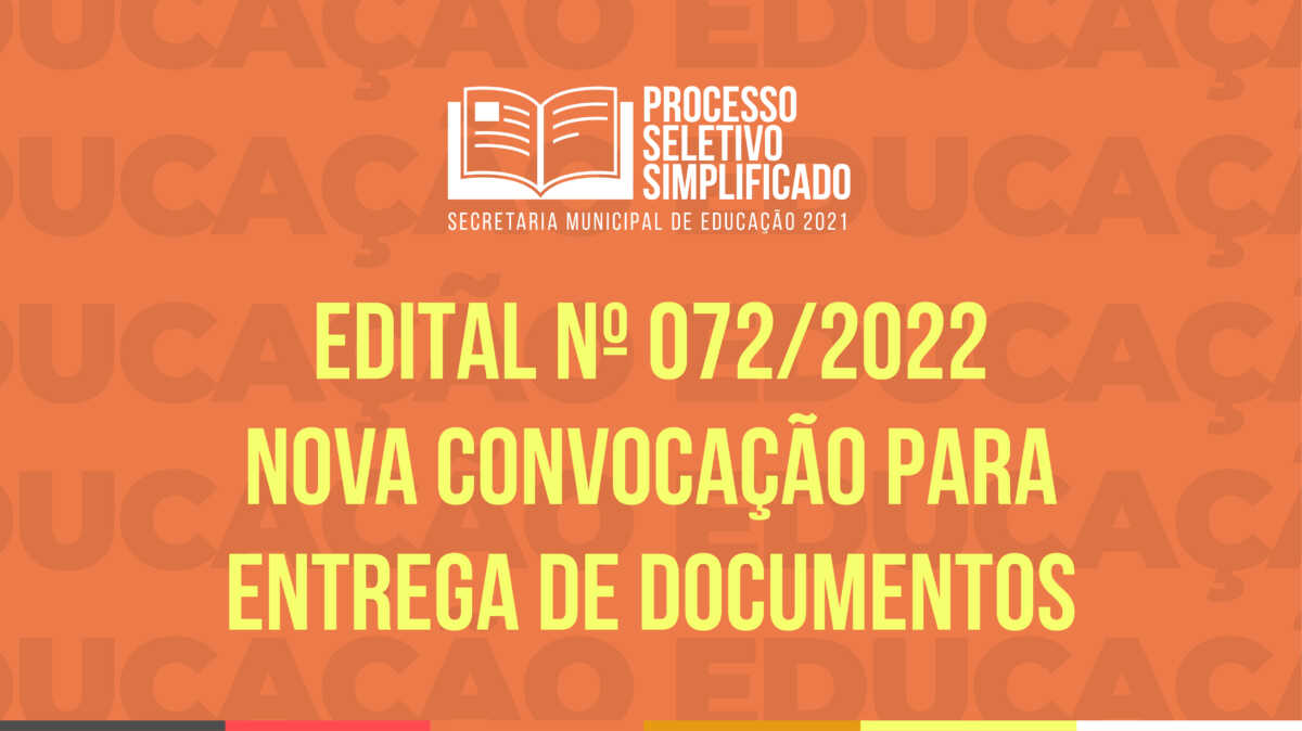 Educação divulga trigésima convocação para entrega de documento do