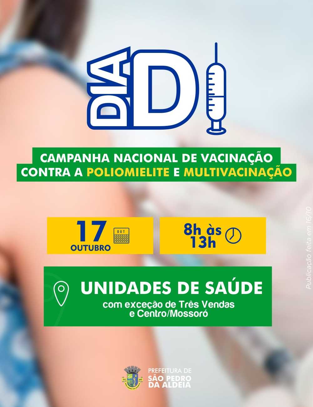 Dia D Da Campanha De Multivacinação Acontece Neste Sábado 17