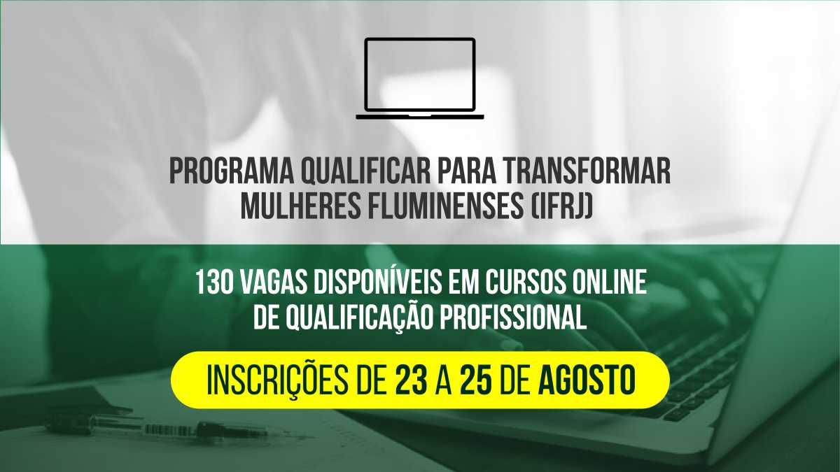 IFRJ abre inscrições para vagas em cursos técnicos gratuitos