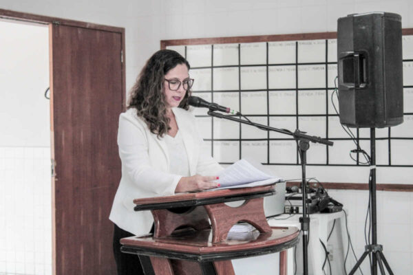 Katia Moreno recepciona os novos membros do Conselho de Alimentação Escolar
