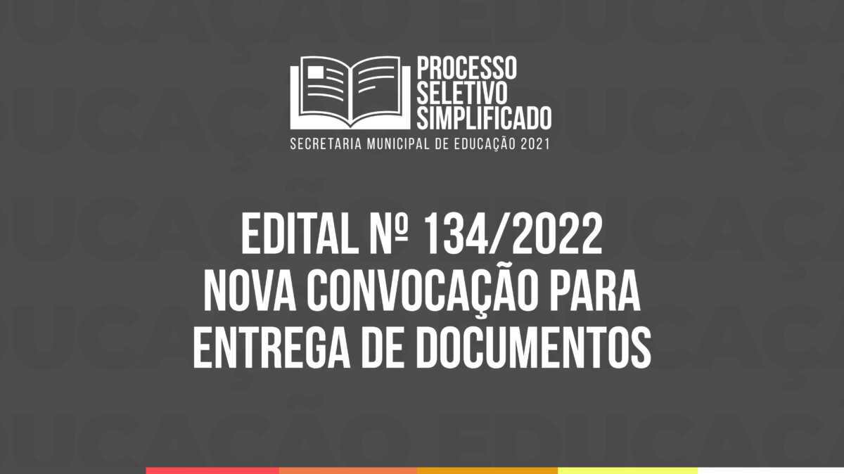 Secretaria De Educação Convoca Candidatos Para Entrega De Documentos No Processo Seletivo 2643