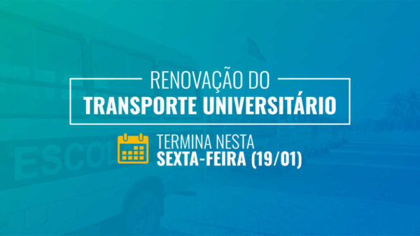Renovação do transporte universitário gratuito termina nesta sexta-feira (19)  em São Pedro da Aldeia
