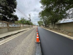 Pavimentação asfáltica da Estrada da Boa Vista/Foto: Agnaldo Ribeiro