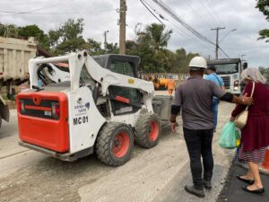 Pavimentação asfáltica da Estrada da Boa Vista/Foto: Agnaldo Ribeiro