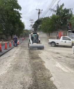 Pavimentação asfáltica da Estrada da Boa Vista/Foto: Agnaldo Ribeiro