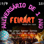 São Pedro da Aldeia recebe edição especial de aniversário da FeirArt neste sábado (19)